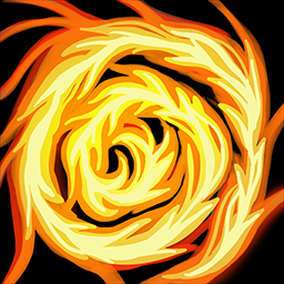 Flame spiral skill icon